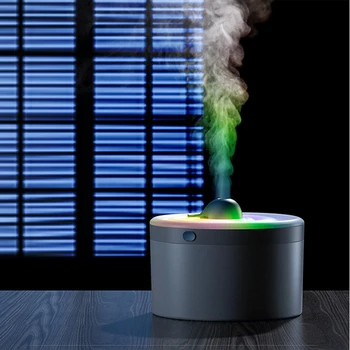 1500ML USB Hava Nemlendirici Mavi Balina Sprey uçucu yağ Aromaterapi Difüzör Serin Mist Maker Sisleyici Ev Ofis İçin