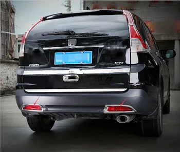 2 Adet Marka Yeni Krom Arka Tampon Sis Lambası Sis aydınlatma koruması Trim Honda CRV 2012-için