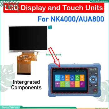 Orijinal NK4000 AUA800A AUA800U Mini OTDR yedek parça Ekran ve Dokunmatik Ekran Entegre montaj Bileşenleri