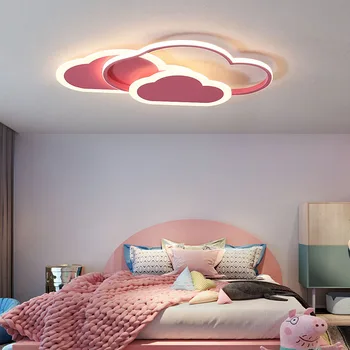 2021 yeni çocuk odası LED tavan lambası bulut şeklinde moda yaratıcı yatak odası tavan lambası modern iç mekan aydınlatması