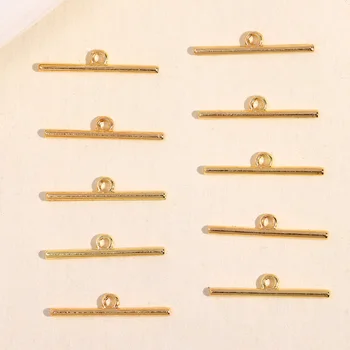 10 Adet Altın Renk OT Klipsler Kancalar Geçiş Konnektörleri Bilezik Kolye DIY Yapımı Takı Bulguları Bağlantı Toka Aksesuarları